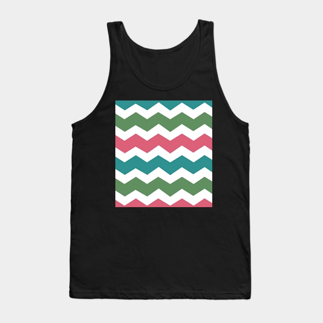 Venusaur Chevron Tank Top by HalamoDesigns